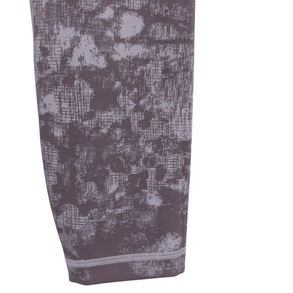 Lululemon Wunder Under HR Leggings Sz 6 Jacquard Starlight Grey Cropped Stretch - Picture 4 of 10
